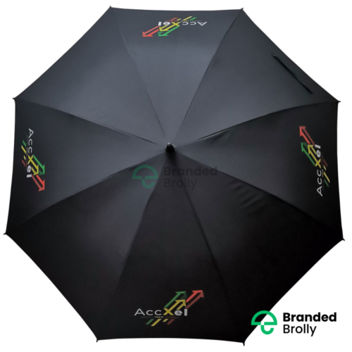 Accxel Black Large Golf Umbrella