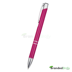 Pink Metallic Branded Custom Pens