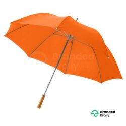 Branded Orange Umbrellas