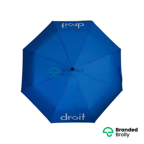 Blue Branded Mini Umbrella