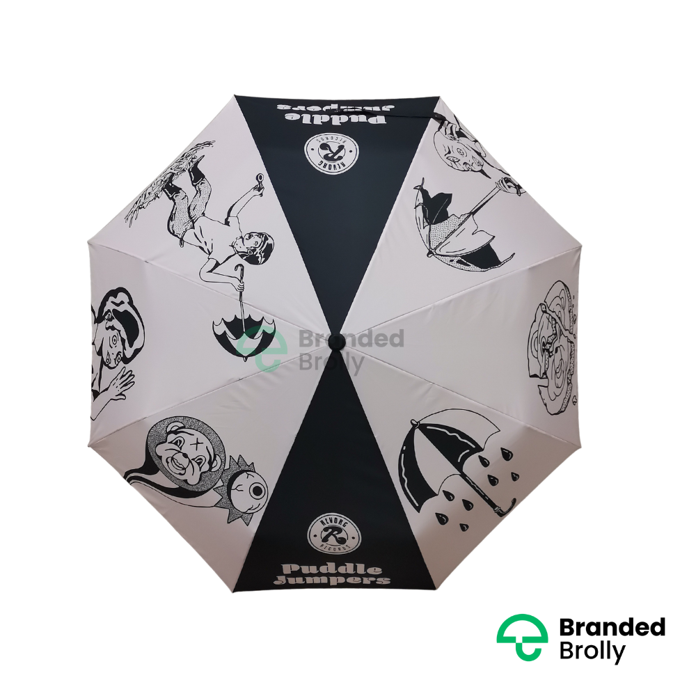 Branded Umbrella All Over Print Design