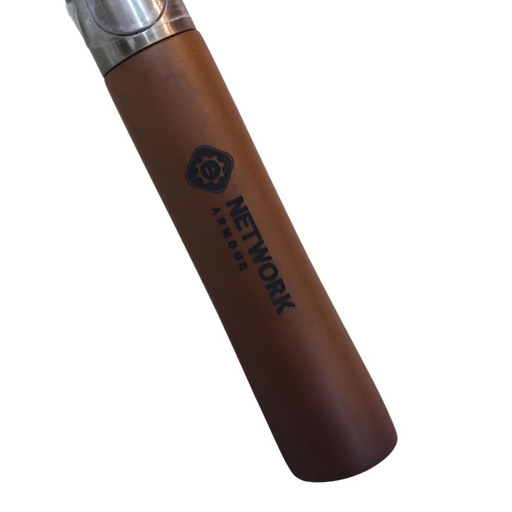 network armour branded umbrella handle engraving