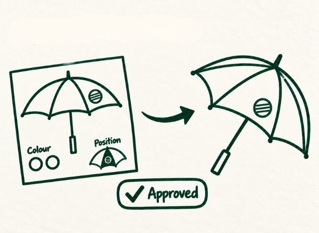 Approve your umbrella artwork
