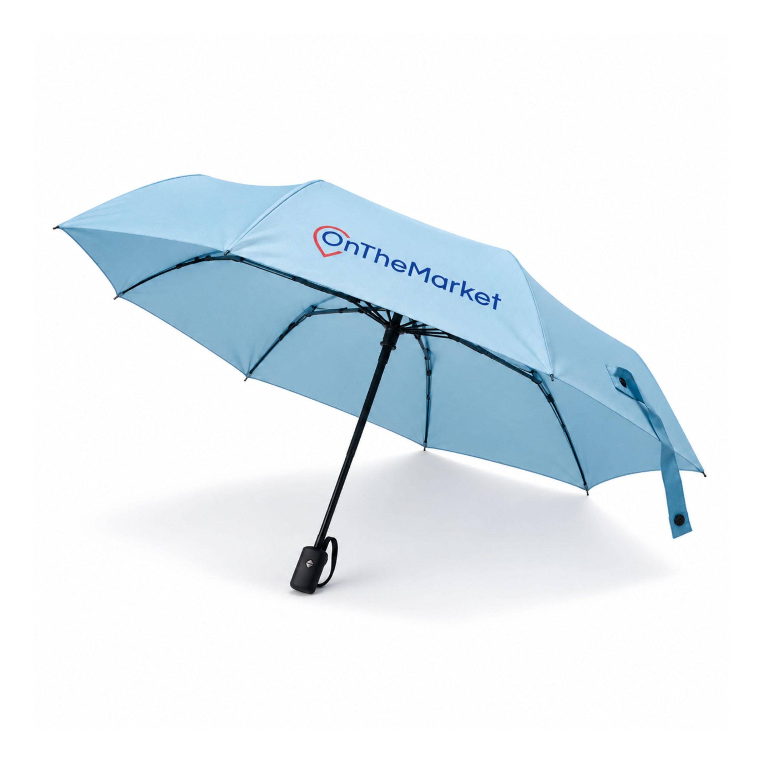 Single canopy auto open telescopic umbrella