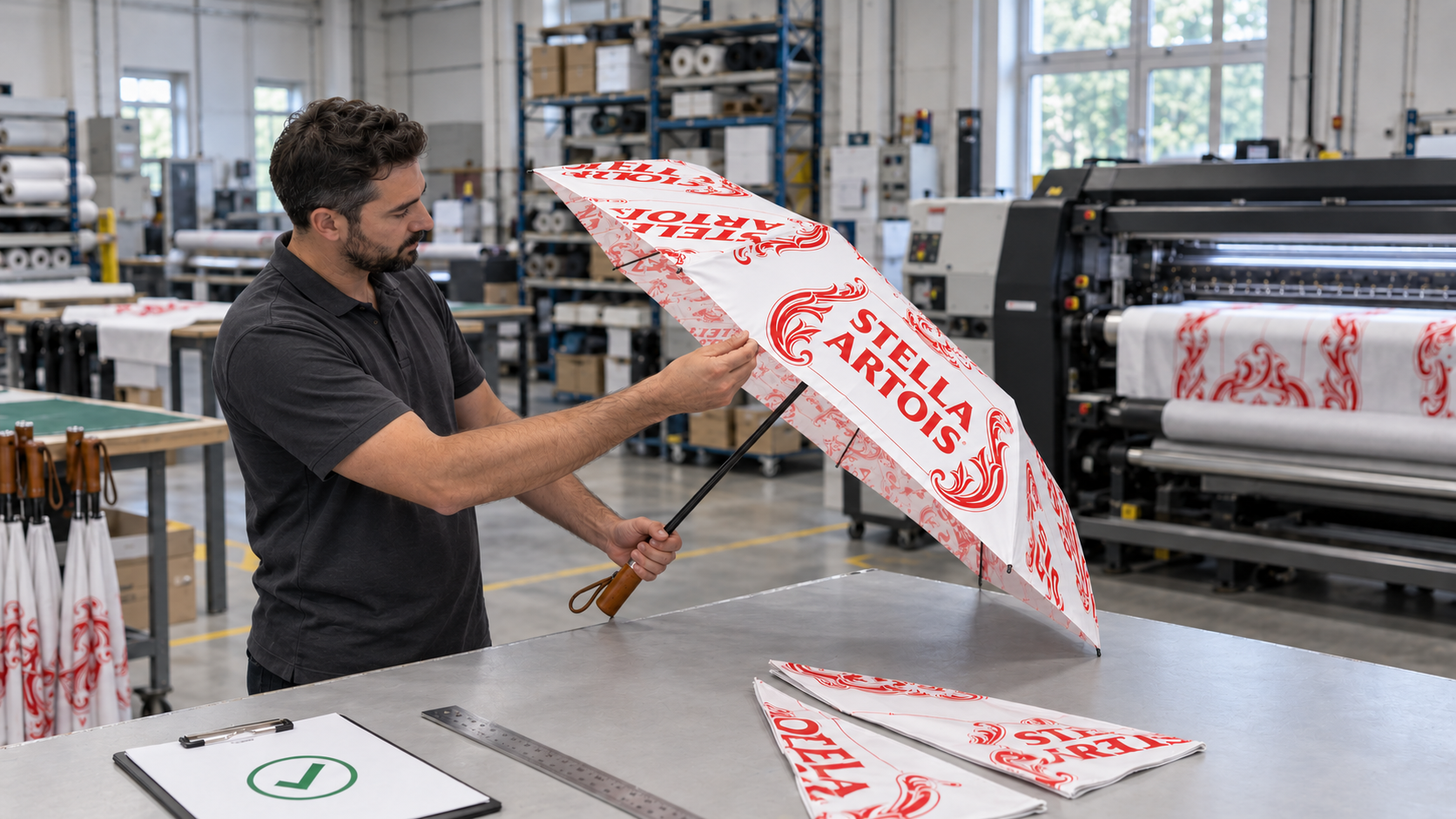 All over printed custom umbrella