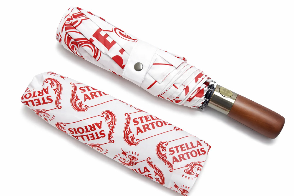 BBT005 matching printed umbrella and sleeve