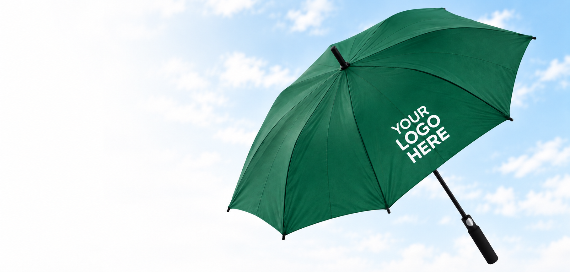Custom branded umbrellas