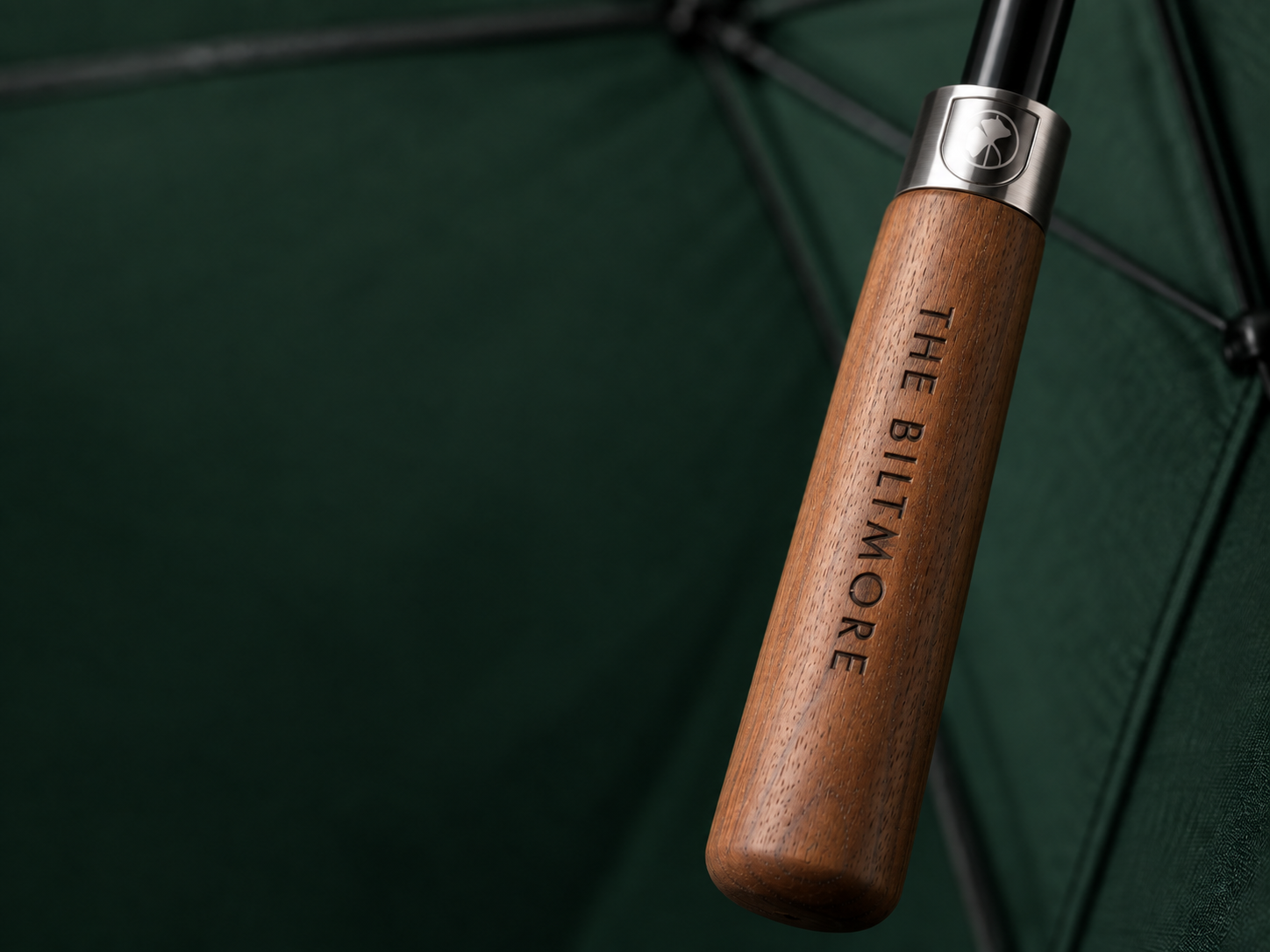 Golf umbrella handle engraving