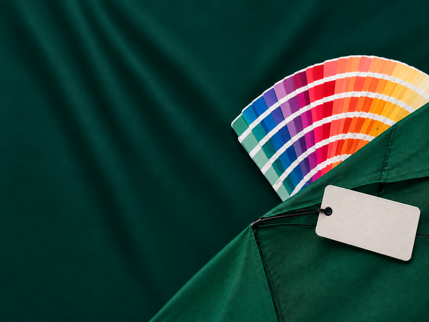 Fully custom Pantone matched branded umbrella